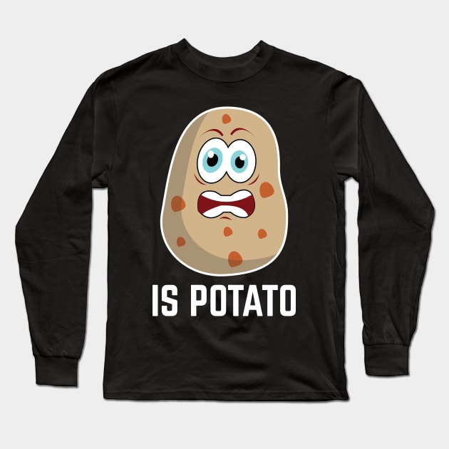 Is Potato v4 Long Sleeve T-Shirt by Emma